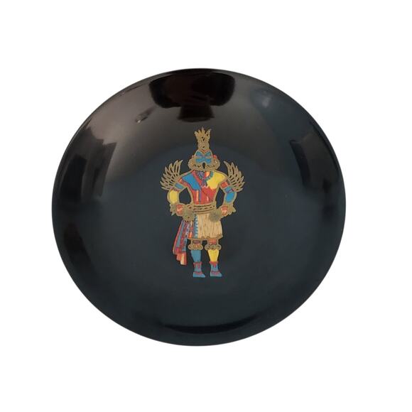 Vintage MCM Couroc Of Monterey Kachina Bowl - Picture 2 of 5